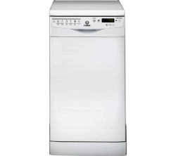 INDESIT  Prime DSR57B Slimline Dishwasher - White